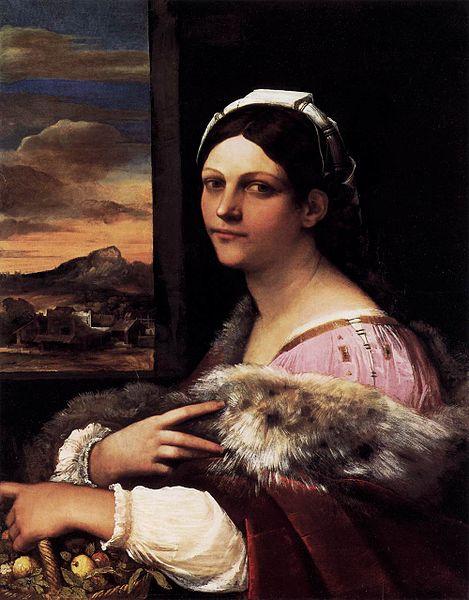 Sebastiano del Piombo A Young Roman Woman oil painting image